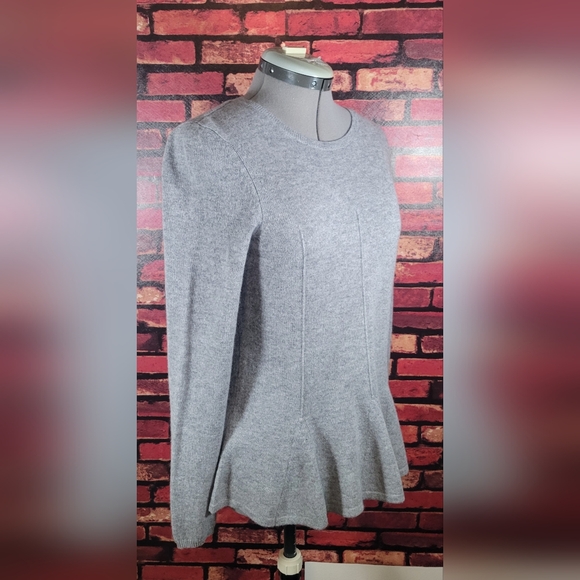 ANTONIO MELANI Gray Crew Neck Sweater - Picture 2 of 5